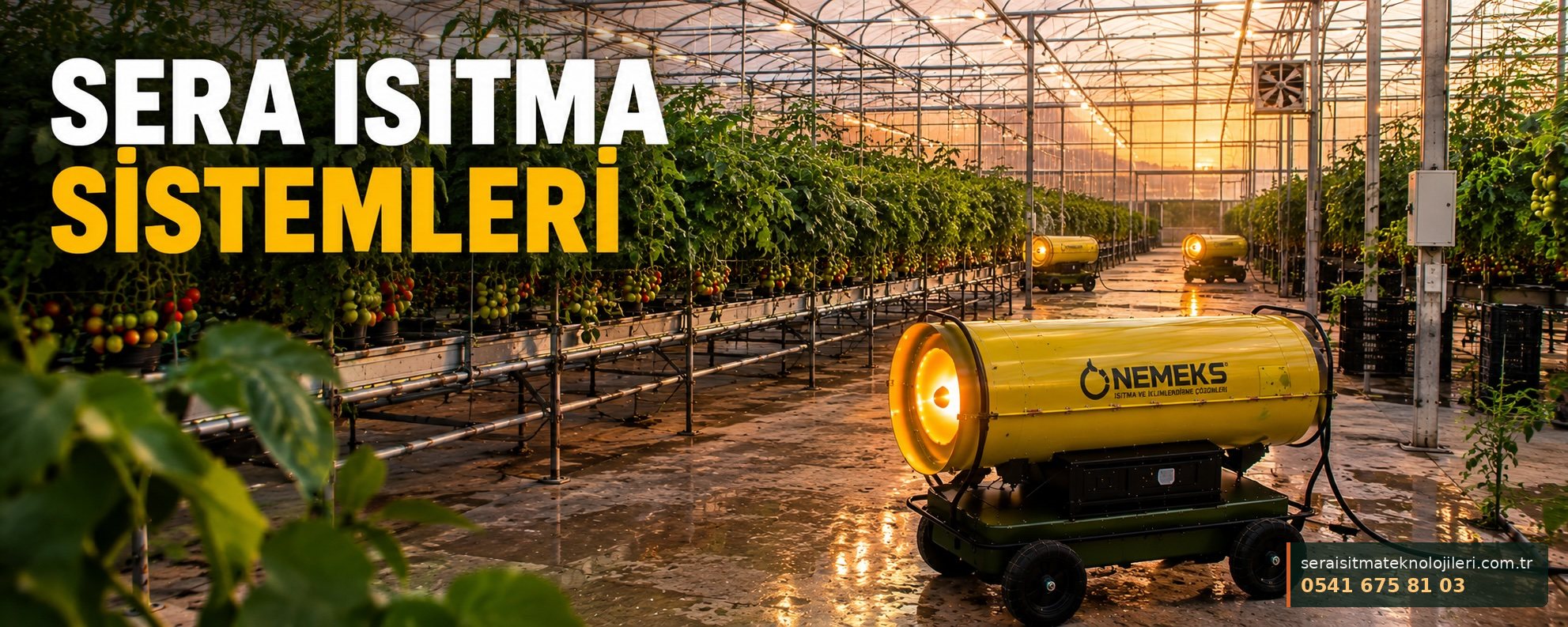Trabzon Sera ısıtma sistemleri — Nemark
